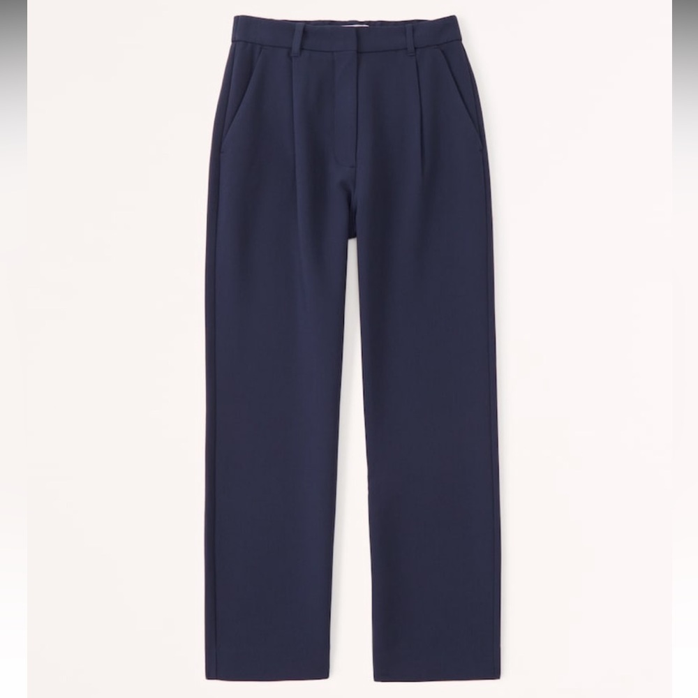 Abercrombie & Fitch Tailored Relaxed Straight Pant